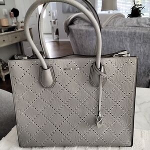 Michael Kors Platinum/Gray  Handbag.